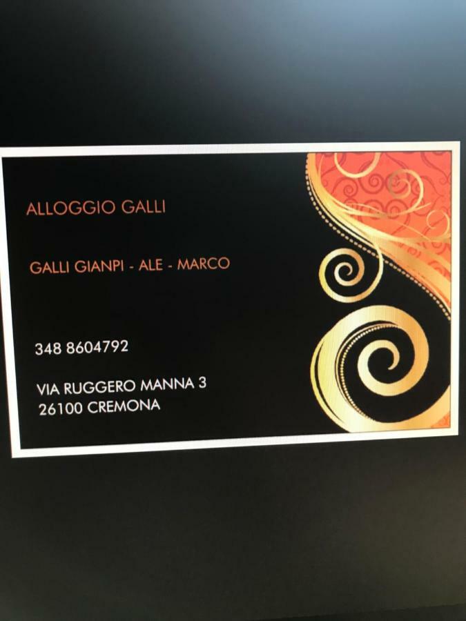 Alloggio Galli Cremona Buitenkant foto